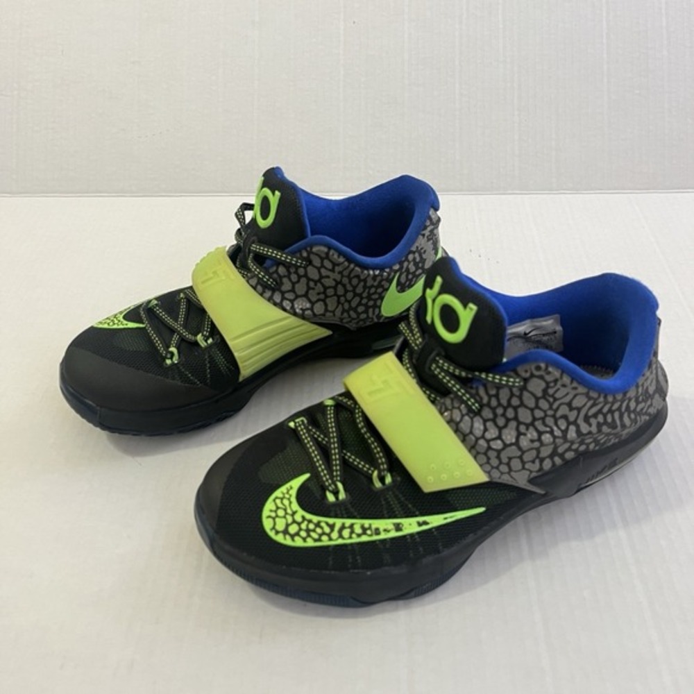 Nike KD 7 VII Electric Eel Basketball Shoes Youth 6.5 Men 6.5 Women 8 Black Volt
